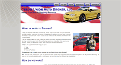 Desktop Screenshot of cuautobroker.com